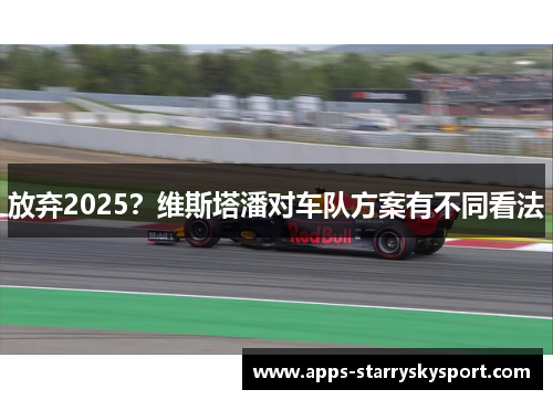 放弃2025？维斯塔潘对车队方案有不同看法
